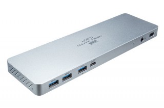 サンワサプライ、周辺機器を一括接続できるUSB Type-C用のドッキングステーションを発売