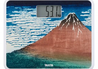 タニタ、葛飾北斎の「冨嶽三十六景」デザインの浮世絵デジタルヘルスメーターの予約受付を開始