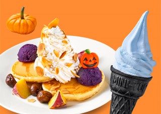 黒いコーンに青いソフトクリームも！イケアに味覚も視覚も楽しめるハロウィン限定メニューが登場