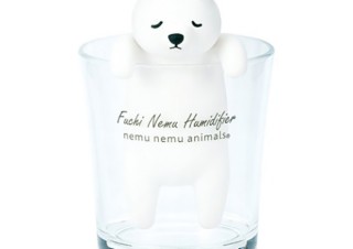 ヴィレヴァン、眠たげな顔の動物がかわいい「ふちねむ加湿器」を発売