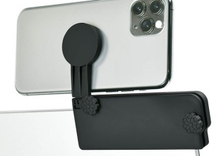 グリーンハウス、ノートパソコンにスマホを装着できるホルダー「GH-SHA-BK」を発売