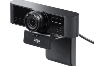 サンワサプライ、画角90度の広角レンズを搭載した200万画素のWebカメラを発売