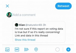 Twitter、リツートの仕様を米大統領選版に変更。デマ拡散防止用のワンステップを追加