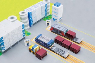 ブラザー工業、貨物輸送がまるごと学べる「JR貨物まるごとペーパークラフト ―ターミナル編―」を無料公開