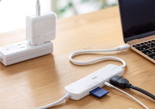 サンワサプライ、Type-Cケーブル接続ができるHDMIポート搭載の多機能カードリーダーを発売