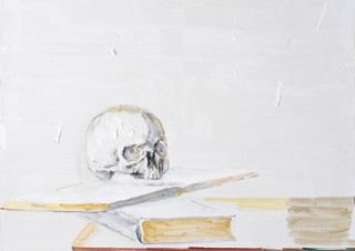 “画家とモチーフとキャンバス”の関係性を模索する小津航氏の個展「Image of motif」