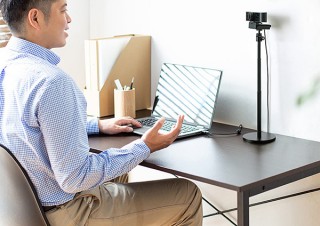 サンワサプライ、パソコン外部カメラの高さや角度を調節できるスタンドを発売