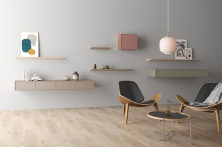 サンワカンパニー、1mm単位でオーダーできる壁付け棚「ピッタナ」を発売