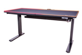 アスク、天板いっぱいのマウスパッドを備えた電動昇降デスク「TOUGHDESK 300」を発売