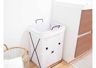 ヴィレヴァン、シンプルかわいいデザインのミッフィー顔ランドリーバスケットを発売