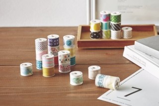 巻き替えもラクラク！ コロンと小さなマスキングテープ「ボビンテープ」。コクヨより