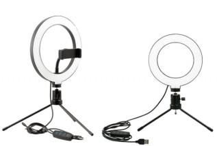 グリーンハウス、オンライン会議の映りが良くなるリング型LEDライトを発売