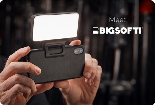 小さくても実力派！プロの照明原理で設計したポータブルソフトライト「BIGSOFTI」