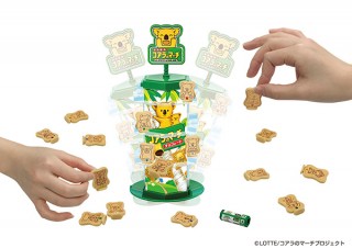 メガハウス、「コアラのマーチ」がモチーフのバランスタワーゲームを発売