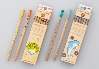 三菱鉛筆、ハリネズミやイルカなどをモチーフとした北欧テイストの鉛筆を発売