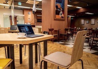 カフェ・ド・クリエ、ワーク/ラウンジ/カフェの3エリアが揃う次世代店舗を発表