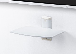 サンワサプライ、壁の種類に合わせた取り付けパーツ付属の白色壁掛けラックを発売