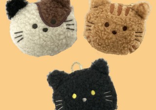 ヴィレヴァン、もふもふ猫のキーホルダー型エコバッグを発売