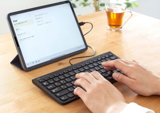 サンワサプライ、USB Type-C接続式のスリムな有線キーボードを2種発売