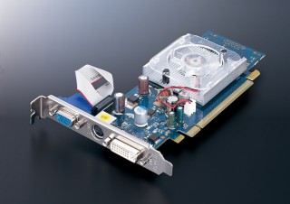 HDCP対応GeForce 8400GS搭載グラフィックボード