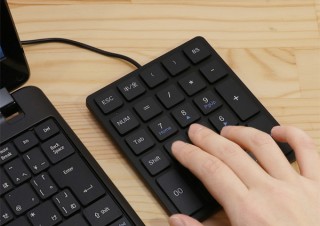 ミヨシ、表計算ソフトに最適な26キー配列を採用したUSBテンキーパッドを発売