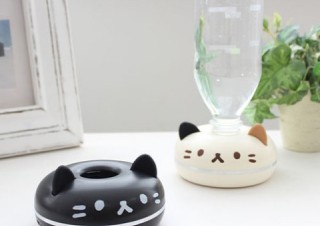ヴィレヴァン、ドーナツのような猫がかわいいポータブル加湿器を発売