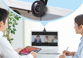 サンワサプライ、複数人でのオンライン会議に便利なクリップ式広角レンズを発売