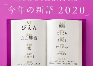 今年の新語2020は悲しい気持ちを表す「ぴえん」、コロナ枠は納得のラインナップ