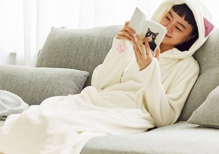 フェリシモ、肉球やしっぽまで再現した白猫の気分で過ごせるルームワンピースを発売