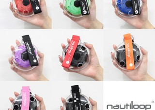 ドイツ発！ クルクル巻けるエコバッグ「Nautiloop(ナウティループ)」