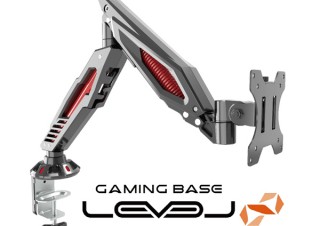iiyama PC、LEVEL∞のオリジナルゲーミングモニターアーム「LEV-ARM02」を発売