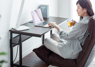 サンワサプライ、高さ調整可能で座椅子で使えるローデスクを発売