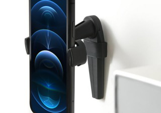 ユニーク、壁掛けに対応したスマホ用の折りたたみ式モバイルアームスタンドを発売