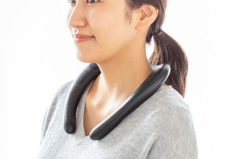 サンワサプライ、肩に乗せて装着するBluetoothスピーカー「MM-SPBT4BK」を発売