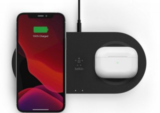 ベルキン、最大15Wで無線充電できるQiワイヤレス充電器を2モデル発売