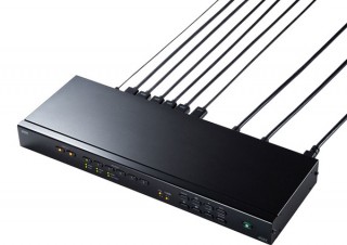 サンワサプライ、2台のディスプレイにマトリックス出力ができるHDMI切替器を発売