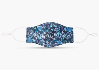 スワロフスキー、宝石プリントの上にクリスタルをあしらった「マスク」発売