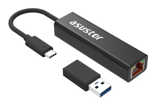 ASUSTOR、USB Type-C/Type-A対応 2.5Gbpsイーサネットアダプターを発売