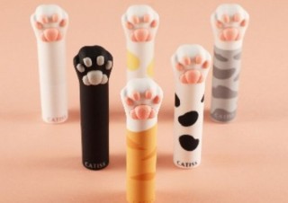 台湾発のねこの手デザインのリップクリーム「Catiss」がヴィレヴァンで発売