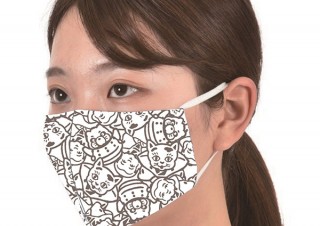 福助、「平成狸合戦ぽんぽこ」をモチーフにした「足袋職人がつくったマスク」を発売