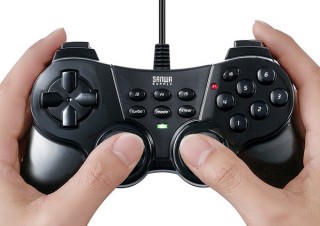 サンワサプライ、Xinputモードに対応に対応した振動機能付きゲームパッドを発売