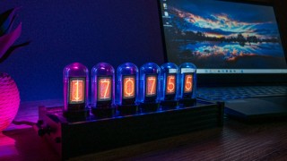 上海問屋、USB接続のニキシー管風デジタルクロックを発売