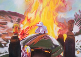 作品とともに制作のモチーフも展示する伊藤彩氏の個展「STORIES -collaboration with Essential Store-」