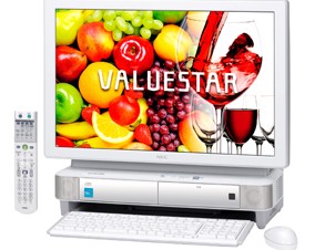 ブルーレイとHD DVD両規格対応ドライブ搭載水冷式採用の液晶一体型PC