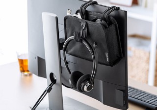 サンワサプライ、ディスプレイなどの裏に取り付けできる小物ポケットを発売