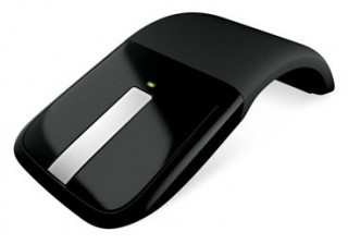 マイクロソフト、タッチセンサー搭載アーチ型マウス「Arc Touch mouse」