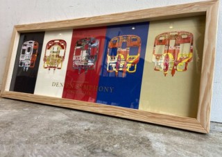 熊本豪雨の水没きっぷを切り絵アートにした「田園シンフォニーをもう一度」発売