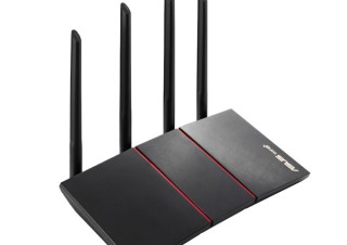ASUS、2色から選べるWi-Fi 6対応の無線LANルーター「RT-AX55」を発売