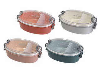 サブヒロモリ、抗菌仕様のオーバル型ランチボックスを発売