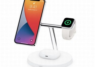 ベルキン、Apple3製品を同時充電できる「ワイヤレス充電器」発売